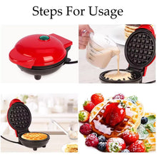 Mini Waffle Maker Machine – Non - Stick Quick Breakfast Tool - justgrabit.in | Just Grab It