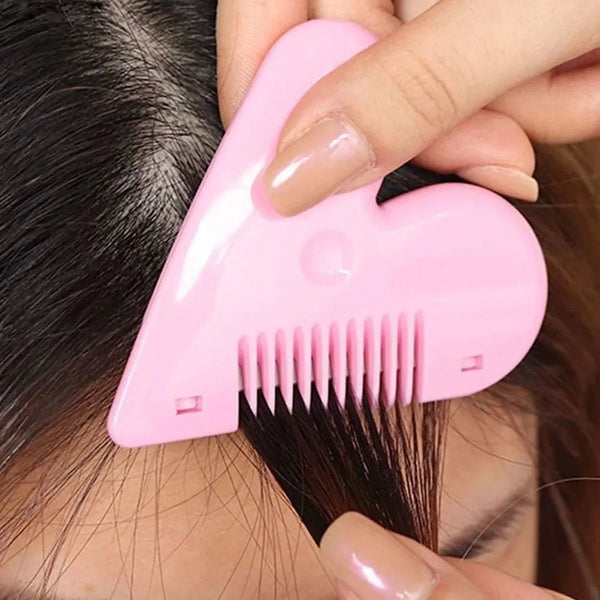 Heart Shape Baby Hair Scissors - Lightweight Stainless Steel Thinning Shears for Girls, Hair accessories - Justgrabit Inc.