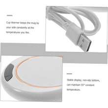USB Warm Coaster Heated Coffee Mug Portable Office Desk Portable Cup, Heater Coffee Mug Warmer Electric Cup Warmer (1 Pc) - Justgrabit Inc.