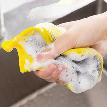Double Side Dishwashing Sponge Dish Washing Brush (1 Pc) - Justgrabit Inc.