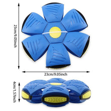 Football Flat Throw Disc - with 3 LED Light Flying Toys - Justgrabit Inc.