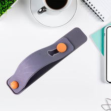 Dark Grey Phone Loop Finger Holder, Phone Grip Straps Silicone Phone Finger (1 Pc) - justgrabit.in | Just Grab It