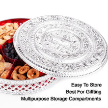 Round Box, Dry Fruit Box For Kitchen Storage Home Decor - Justgrabit Inc.