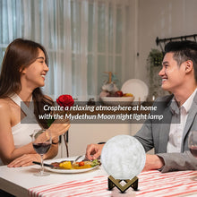 Moon Night Lamp with Plastic Stand Night Lamp for Bedroom (15x13 Cm / 1 Pc) - justgrabit.in | Just Grab It