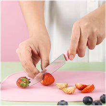 Mini Travel Cutting Board Set, 4 Pcs Portable Mini Camping Plastic Cutting Board & Knife, Fruits & Vegetable Peeler Scissors, Kitchen Knives Set, for travel, picnic, camping, outdoor, park (4 Pc Set) - justgrabit.in | Just Grab It