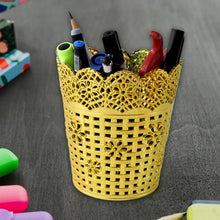 Pen holder Office Desk Metal Mesh Pen Stand (1 Pc) - Justgrabit Inc.
