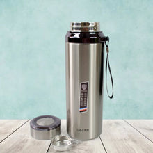 Stainless Steel Insulated Vacuum Bottle (1200ml Approx / Mix Color / 1 Pc) - Justgrabit Inc.