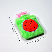 Watermelon Small Hot Water Bag with Cover – Pain Relief Warmer - Justgrabit Inc.
