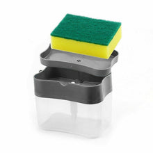 2 in 1 Soap Dispenser for Dishwasher Liquid Holder, Liquid Dispenser Through Pump (1 Pc) - justgrabit.in | Just Grab It