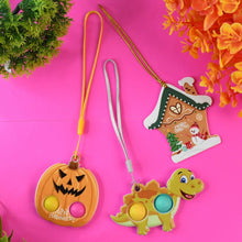 Silicone Push Bubble Fidget Keychain Toy (1 Pc) - Justgrabit Inc.