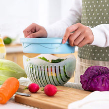 Plastic 60 Seconds Salad Cutter Salad Maker Salad Bow (1 Pc) - justgrabit.in | Just Grab It