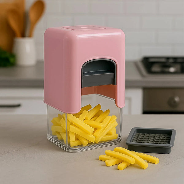 Apex Heavy Duty Potato Chipser & Vegetable Chopper with Dual Blade Set - Justgrabit Inc.