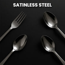 Stainless Steel Cutlery Set with Elegant Storage Stand (24 Pc) - Justgrabit Inc.