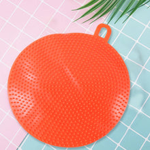 Red Silicone Dish Scrubber Sponge Mildew Free, Non Stick, Heat Resistant - justgrabit.in | Just Grab It