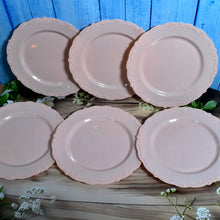 Plastic Dinner Plates Wedding Birthday Party Tableware Supplies (6 Pcs Set) - justgrabit.in | Just Grab It
