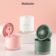 Mini Desktop Cooling Fan with Humidifier Spray - justgrabit.in | Just Grab It