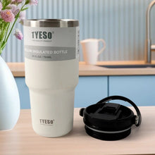 High Quality Stainless Steel Vacuum Glass Insulated Glass Coffee Cups Double Walled Travel Mug, Car Coffee Mug, Tumbler (With Lid & Handle / 1 Pc) - Justgrabit Inc.