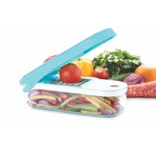 Ganesh 7 in 1 Plastic Vegetable Dicer, Blue - Justgrabit Inc.