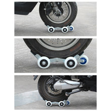 Universal Scooter/Bike Parking Support Roller with Heavy - Duty Wheels (1 Pc) - justgrabit.in | Just Grab It