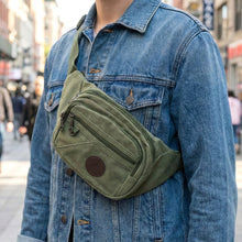 Stylish Multi - Pocket Black Waist Bag / Fanny Pack (1 Pc / Mix Design) - justgrabit.in | Just Grab It
