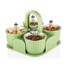 Multipurpose Plastic Storage Container Set: Kitchen Jars, Spices, Cookies - Justgrabit Inc.