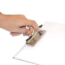 Transparent Premium Exam Pad with Centimeter Measuring Side for Students - justgrabit.in | Just Grab It