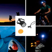 Head Lamp 15 Led Long Range Rechargeable Lamp Use For Camping, Hiking - justgrabit.in | Just Grab It