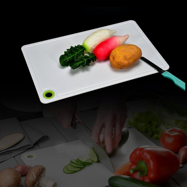Fruit & Vegetable Chopping Board Plastic Cutting Board For Kitchen - justgrabit.in | Just Grab It