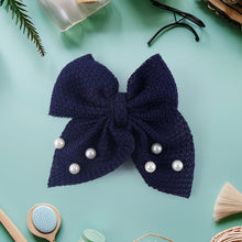 Hair Bow Knot Clip Suitable Girls (12 Pc / Multicolour & Mix Design) - justgrabit.in | Just Grab It