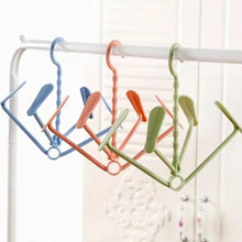 Hanging Shoe Rack Rotating Four Hooks Portable Drying Shoe Rack Wet and Dry Dual - use Drying Shoes Hanger Windproof - justgrabit.in | Just Grab It