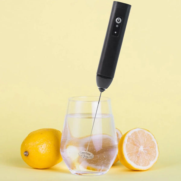 Small Electric Handheld Milk Frother with Stainless Steel Whisk (1 Pc) - Justgrabit Inc.