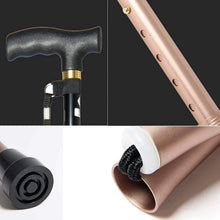 Foldable Walking Cane for Men, Women - Fold - up, Collapsible, Lightweight, Adjustable, Portable Hand Walking Stick - Balancing Mobility Aid - Sleek, Comfortable T Handles - justgrabit.in | Just Grab It