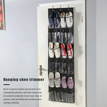 24 Grid Over the Door Shoe Organizer Rack Hanging Storage Space Saver (1 Pc) - justgrabit.in | Just Grab It