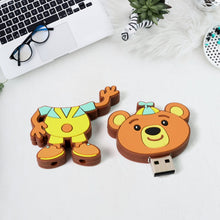 Portable Cartoon Silicone USB Pen Drive (15 GB Baby Rhymes Song / 1 Pc) - justgrabit.in | Just Grab It