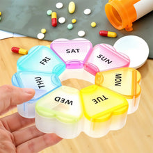 7 - Day Round Weekly Pill Organizer Box (1 Pc) - Justgrabit Inc.