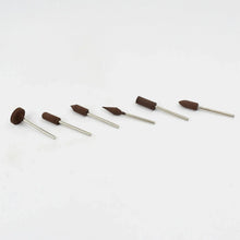 Mounted Points Abrasive Stone Head Mounted Grinding Wheel Bits Rotary Tool Kit (6 Pcs) - justgrabit.in | Just Grab It