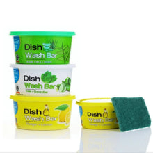 Fresh Mix Flavor Round Dishwash Bar With Super Scrubber Free Complete Dishwashing Solution, Tough Stains Remover (350 Gm) - Justgrabit Inc.