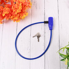 Heavy Duty Multipurpose Steel Cable Safety Lock with 2 Keys (1 Pc) - justgrabit.in | Just Grab It