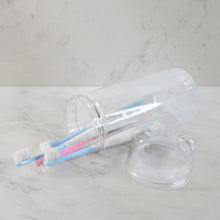 Multipurpose Travel - Friendly Toothbrush Holder with 5 Soft Bristle Toothbrushes - Justgrabit Inc.
