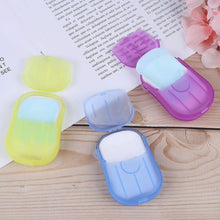 Travel Paper Soap Sheet with Mini Box (20 Sheets in a Pack Approx / Mix Color) - justgrabit.in | Just Grab It