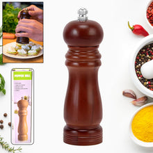 Wooden Pepper Mill 6 inch Tall - Best Pepper Grinder (1 Pc) - justgrabit.in | Just Grab It