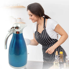 Vacuum Insulated Kettle Jug, Vacuum Insulated Thermos Kettle Jug Insulated Vacuum Flask, Vacuum Kettle Jug Stainless Steel For Milk ,Tea ,Beverage Home Office Travel Coffee (2 Ltr / 1Pc) - Justgrabit Inc.
