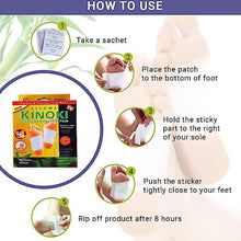 kinoki Cleansing Detox Foot Pads, Ginger & salt Foot Patch - 10pcs (Free Size, White) - Justgrabit Inc.