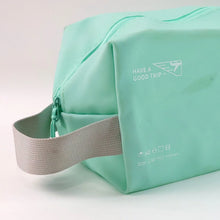 Waterproof Travel Toiletry Wash Bag / Pouch with Zipper Side Handle - (1 Pc) - justgrabit.in | Just Grab It
