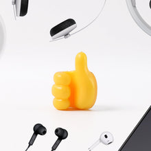 Yellow Multifunctional Multi functional Hand Shape Wall Clip Hanger Keys Cable Holder - justgrabit.in | Just Grab It