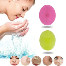 Bath & Facial Cleansing Brush, Soft Silicone Face Scrubber (2 Pc Set) - Justgrabit Inc.