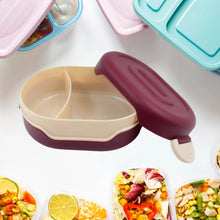 Airtight Food Grade Tiffin Box with 2 in 1 Spoon And 2 Compartment - justgrabit.in | Just Grab It