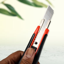 Heavy Duty 18mm Cutter Knife Set with Extra Blades for Office & Home - justgrabit.in | Just Grab It