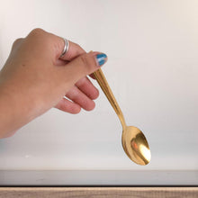 Premium Luxurious Stainless Steel Coated Spoons (6 Pcs Set / Golden) - justgrabit.in | Just Grab It