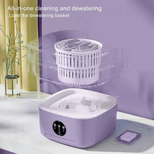 Mini Washing Machine Foldable Mini Washer with Drain Basket Portable Washing Machine Foldable for Laundry Travel Camping RV Baby Clothes - Justgrabit Inc.